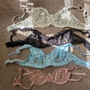 Lace bra bundle of 4